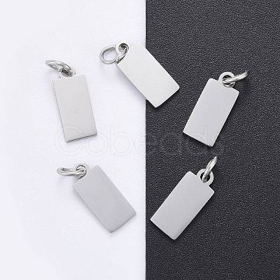 Anti-Tarnish 304 Stainless Steel Pendants STAS-I311-31B-P-1