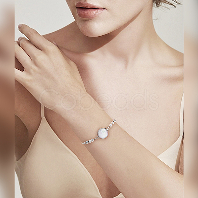 DIY Blank Dome Link Slider Bracelet Making Kit DIY-NB0008-12-1