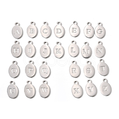 26Pcs 304 Stainless Steel Pendants STAS-H258-04P-1