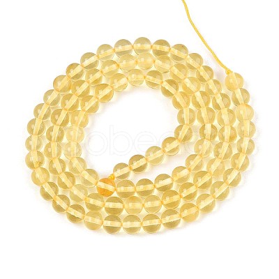 Natural Amber Beads Strands G-N351-05A-01-1