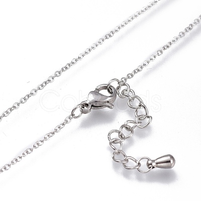 304 Stainless Steel Butterfly Lariat Necklaces NJEW-I240-17-1