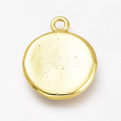 Brass Enamel Pendants KK-H103-01D-G-1
