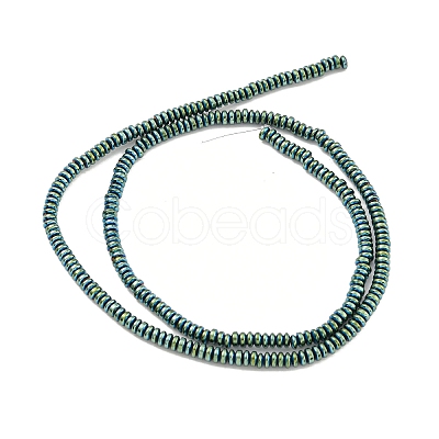 Electroplated Synthetic Non-Magnetic Hematite Beads Strands G-I360-C03-06-1