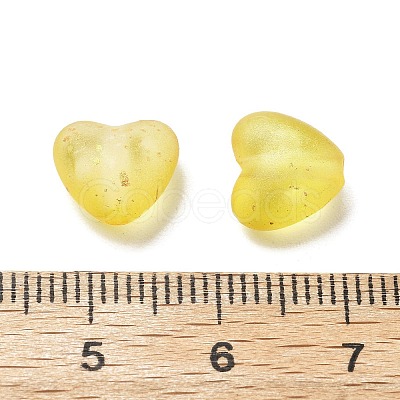 Frosted Transparent Acrylic Beads LS-OACR-F013-09-1