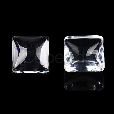 Transparent Glass Cabochons GGLA-WH0034-07-1