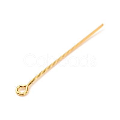 Brass Eye Pins KK-F824-113C-G-1