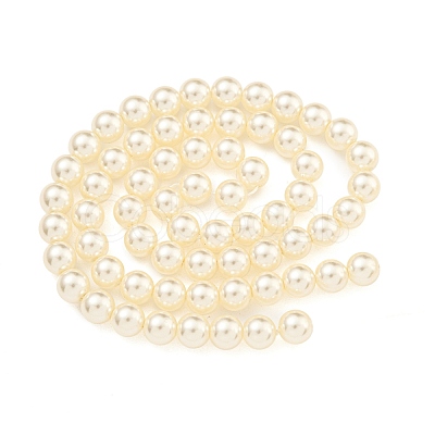 Glass Pearl Beads Strands HY-G002-01C-02-1