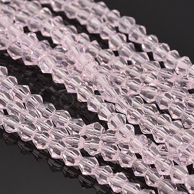 Bicone Glass Beads Strands X-EGLA-P016-4mm-13-1