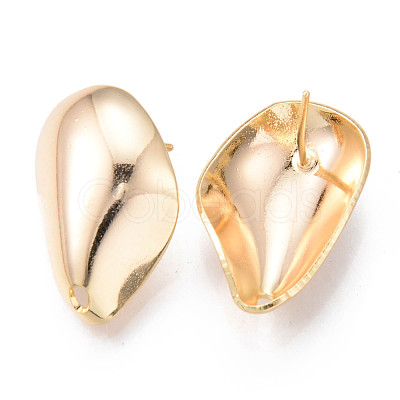 Brass Stud Earrings Findings KK-R116-016-NF-1