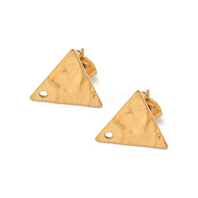 304 Stainless Steel Stud Earring Finding STAS-V015-31C-G-1