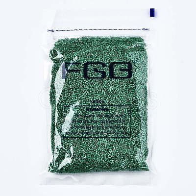 11/0 Grade A Baking Paint Glass Seed Beads SEED-S030-1039-1