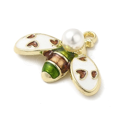 Rack Alloy Enamel Pendants ENAM-Q505-07G-01-1