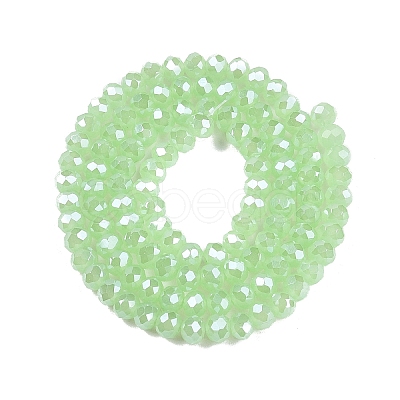 Electroplate Glass Beads Strands EGLA-A044-J4mm-A08-1