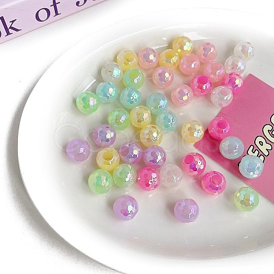 Opaque Acrylic Beads OACR-F010-29-1