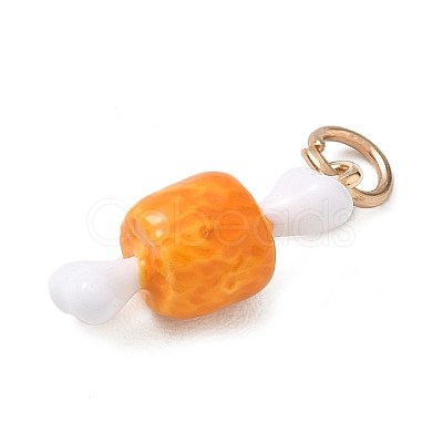 Alloy with Enamel Pendants LS-AL-CBAE186-01G-05-1