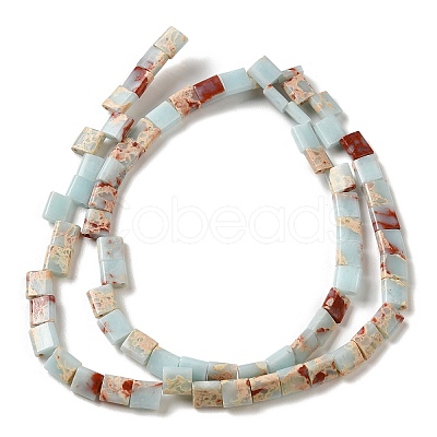 Synthetic Aqua Terra Jasper Beads Strands G-F762-A13-01-1