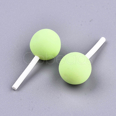 Handmade Polymer Clay 3D Lollipop Beads CLAY-T016-82D-1