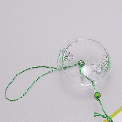 Japanese Round Painting Glass Wind Chimes CF-TAC0001-05A-1