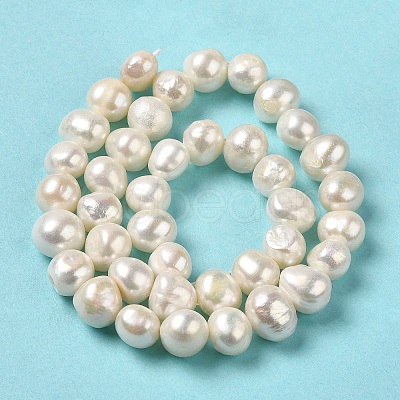 Natural Cultured Freshwater Pearl Beads Strands PEAR-E017-17-1