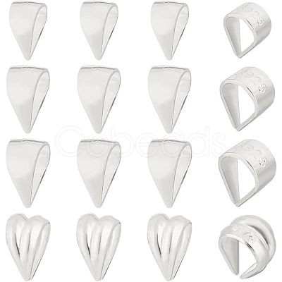 925 Sterling Silver Snap on Bails FIND-PH0021-79B-1
