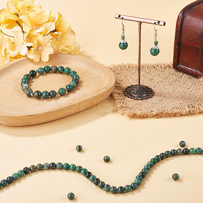 1Strand Natural African Jade Beads Strands G-TA0003-50C-1