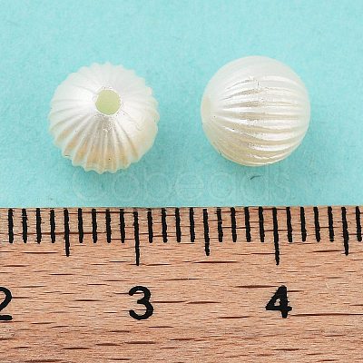 ABS Plastic Imitation Pearl Bead MACR-K350-10B-1
