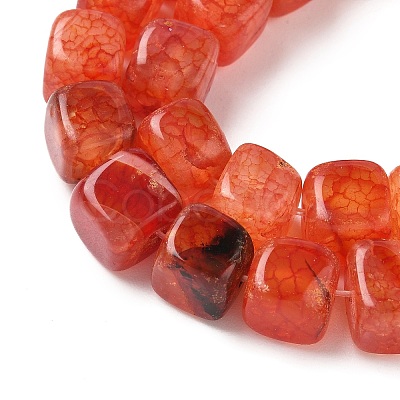 Natural Dragon Veins Agate Beads Strands G-G177-E01-05-1