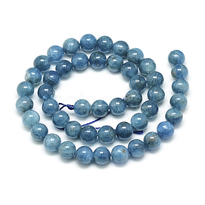 Natural Apatite Beads Strands G-S150-18-10mm-1