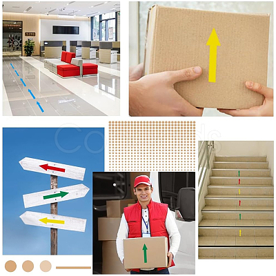 20Sheets 4 Colors Paper Self-Adhesive Arrows Guide Label Stickers DIY-GF0014-48-1