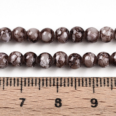 Baking Paint Glass Beads X1-DGLA-N003-4mm-A05-1