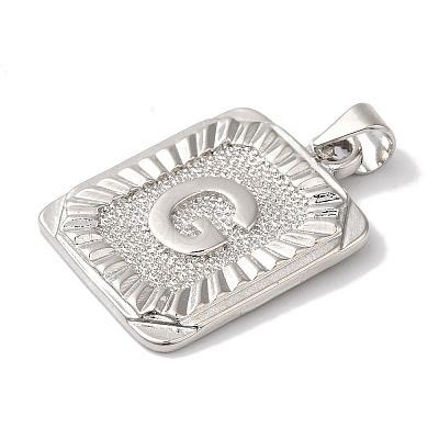 Rack Plating Brass Pendants KK-B092-42P-G-1