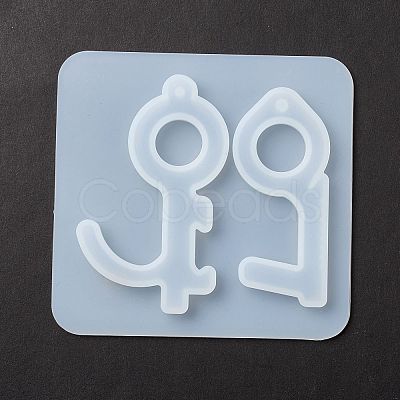 Key Shape DIY Pendant Silicone Molds DIY-F114-11-1