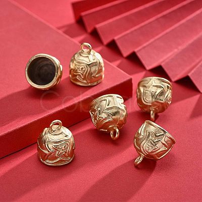 Tibetan Style Alloy Cord Ends TIBEP-CA0001-01-NR-1