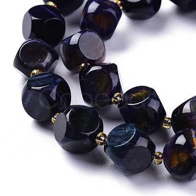 Natural Tiger Eye Beads Strands G-A030-B01-04-12mm-1