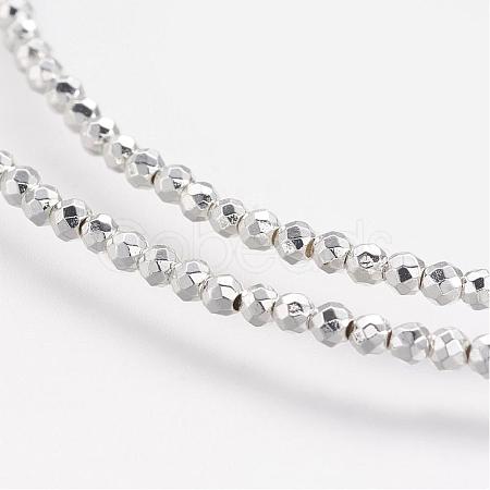 Non-magnetic Synthetic Hematite Beads Strands G-P218-26-S-1