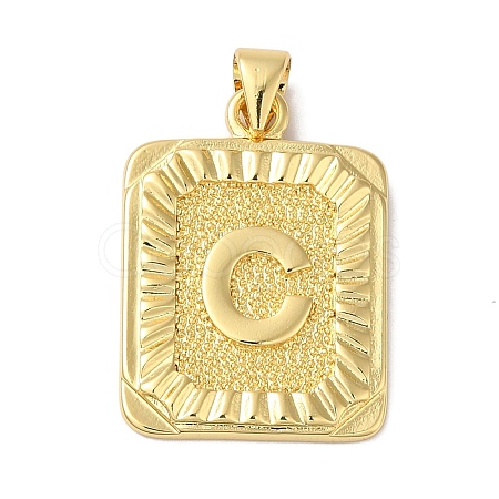 Rack Plating Brass Pendants KK-B092-42G-C-1