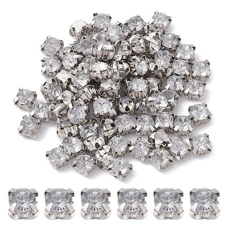 Square Sew on Rhinestone FIND-YW0003-10F-1