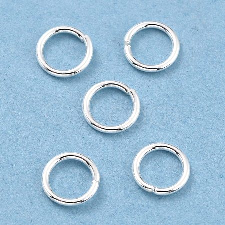 Rack Plating Brass Open Jump Rings KK-O139-18U-S-1