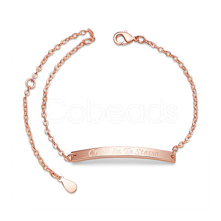 Brass Inspirational ID Bracelets JB540B-1