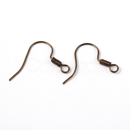 Brass Earring Hooks KK-Q363-AB-NF-1