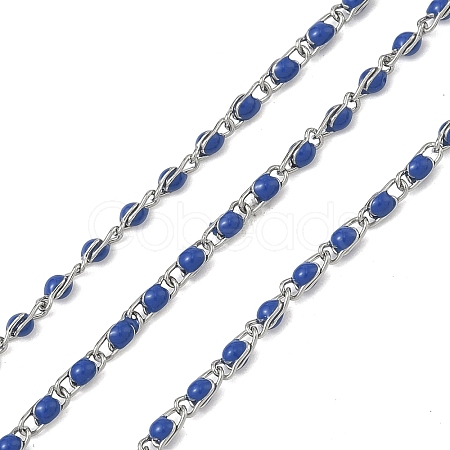 304 Stainless Steel Enamel Twisted Chains STAS-R100-40P-04-1