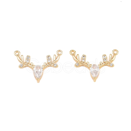 Brass Pave Cubic Zirconia Pendants KK-CBA866A-13G-1
