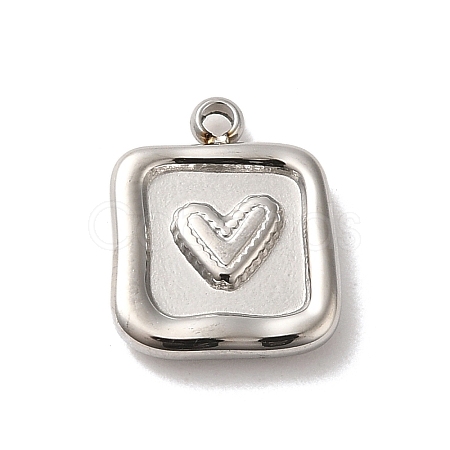 Non-Tarnish 304 Stainless Steel Charms STAS-L022-273P-1