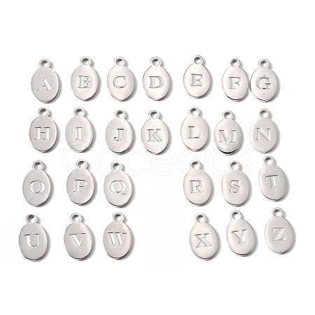 26Pcs 304 Stainless Steel Pendants STAS-H258-04P-1