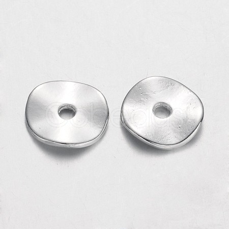 Tibetan Style Alloy Wavy Spacer Beads K0NWF022-1