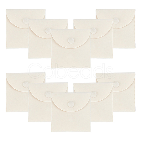 Square Velvet Jewelry Package Bags ABAG-WH0035-055C-03-1