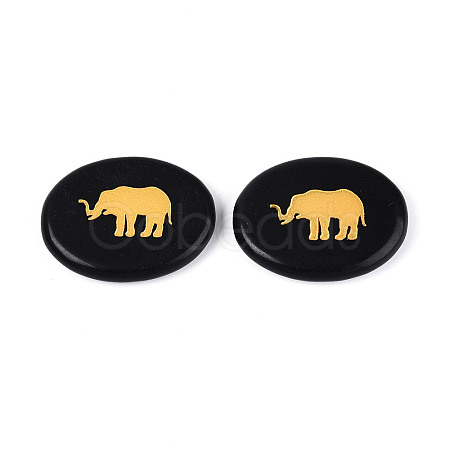 Natural Obsidian Cabochons G-T143-28A-1