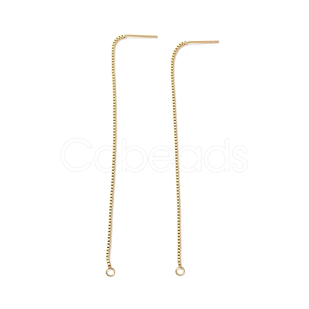 304 Stainless Steel Stud Earring Findings STAS-R164-05G-1