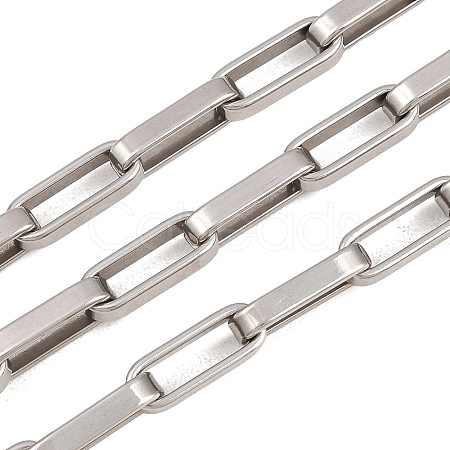 201 Stainless Steel Paperclip Chains CHS-H118-20P-1