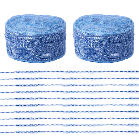 Gradient Segment Dyed Super Fine Mohair Yarn DIY-TAC0033-03C-1